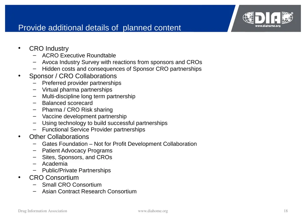 Track Update Track #: 1 Clinical Trials Track - slide 18 of 118
