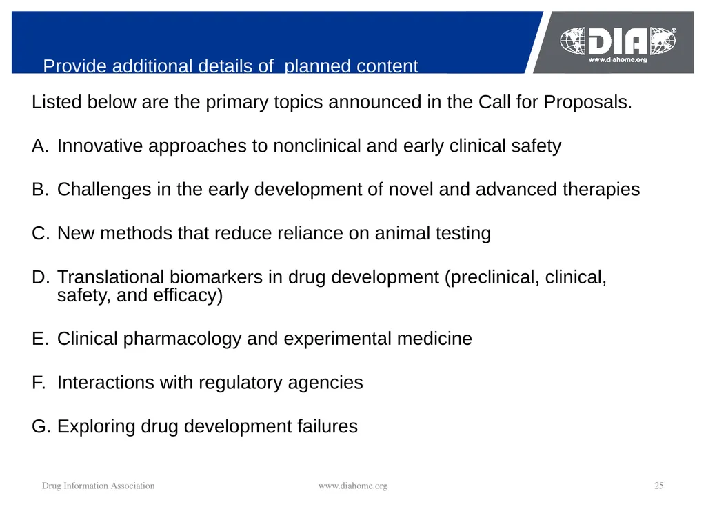 Track Update Track #: 1 Clinical Trials Track - slide 25 of 118