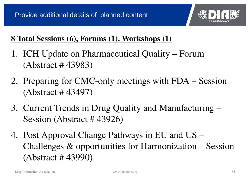 Track Update Track #: 1 Clinical Trials Track - slide 85 of 118