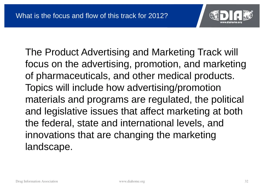 Track Update Track #: 1 Clinical Trials Track - slide 32 of 118