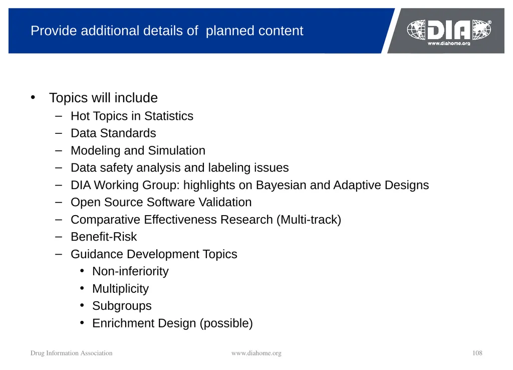 Track Update Track #: 1 Clinical Trials Track - slide 108 of 118