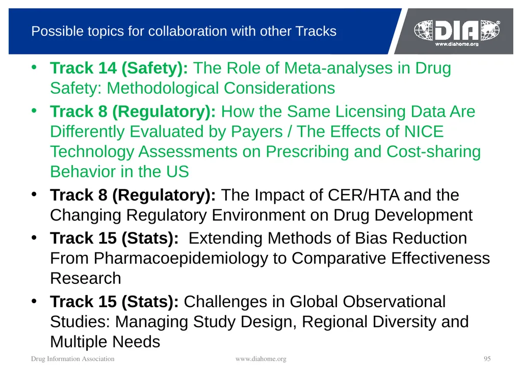 Track Update Track #: 1 Clinical Trials Track - slide 95 of 118