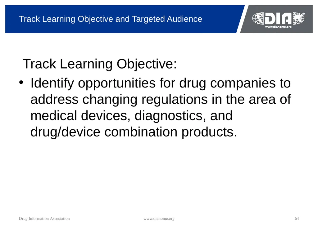 Track Update Track #: 1 Clinical Trials Track - slide 64 of 118