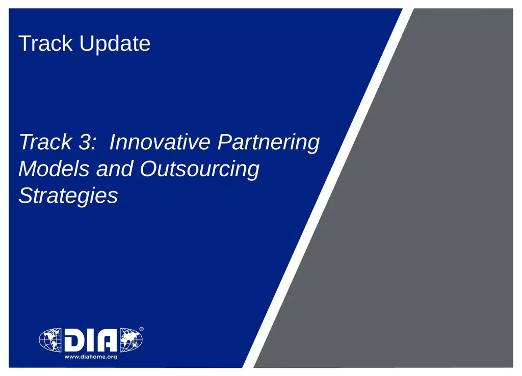 Track Update Track #: 1 Clinical Trials Track - slide 15 of 118