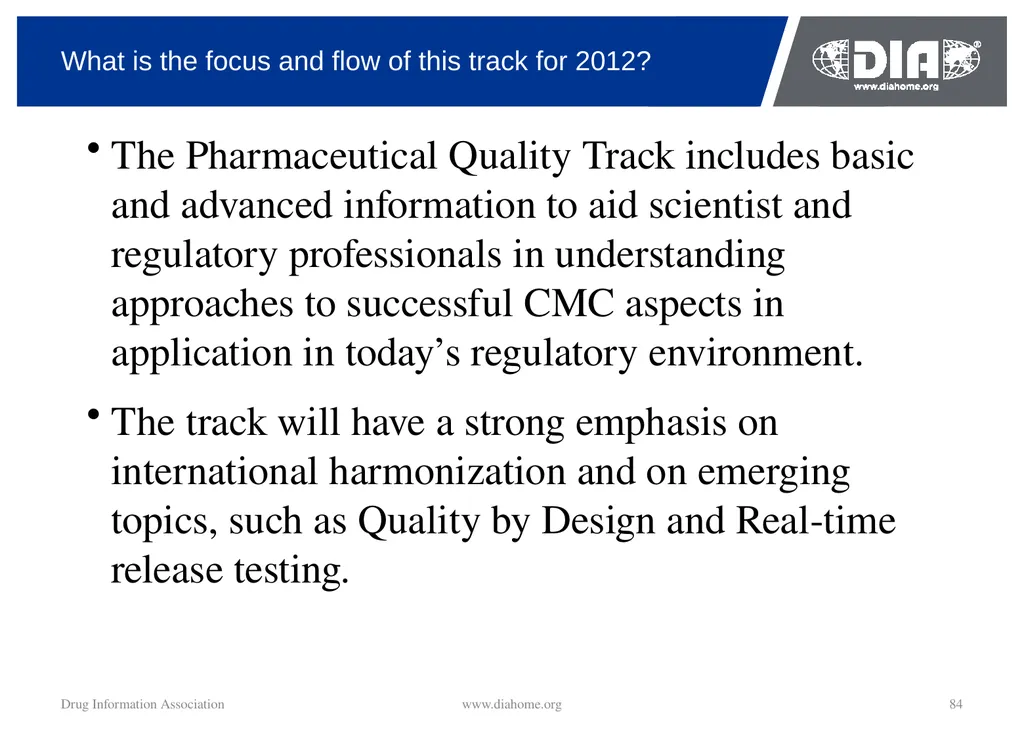 Track Update Track #: 1 Clinical Trials Track - slide 84 of 118