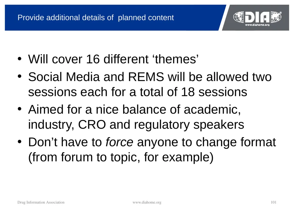 Track Update Track #: 1 Clinical Trials Track - slide 101 of 118