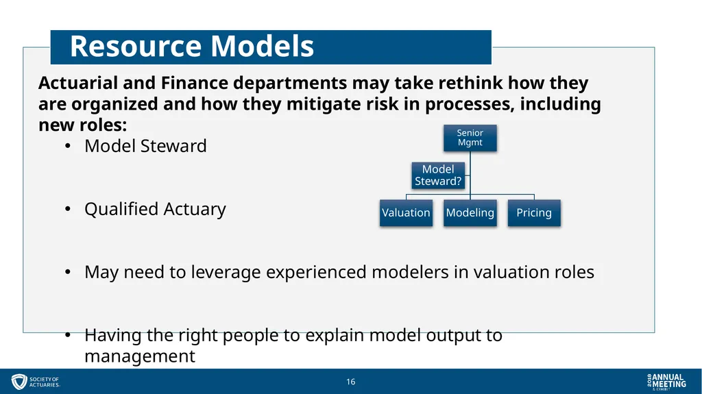 Session 57 - Managing Models for Stewards and - slide 16 of 51