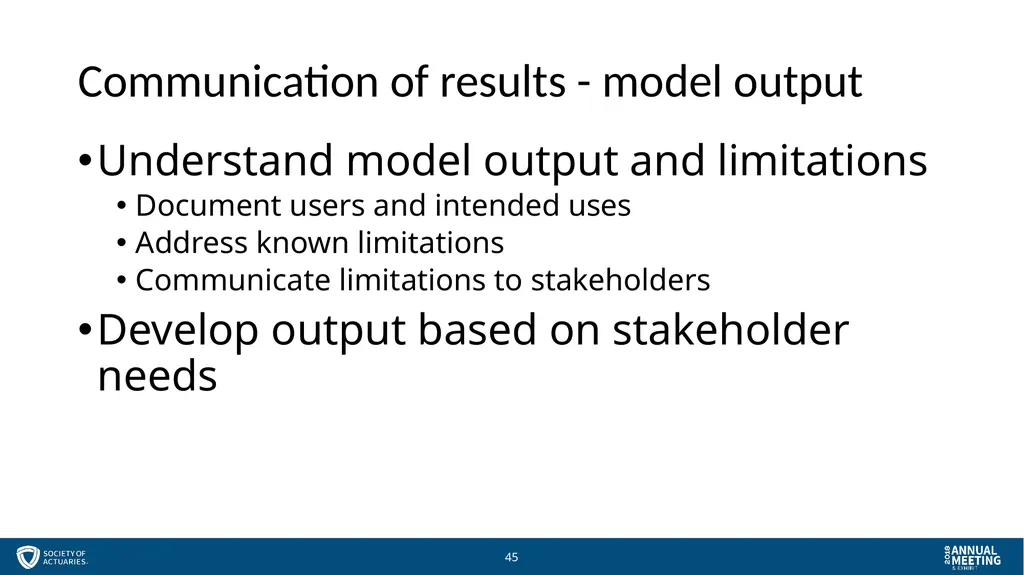 Session 57 - Managing Models for Stewards and - slide 45 of 51