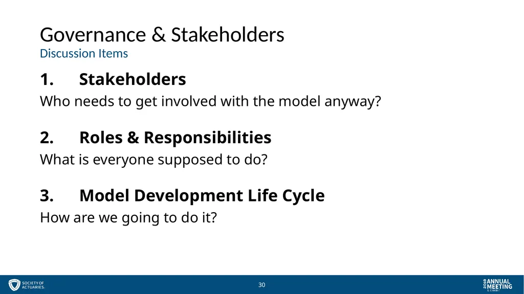 Session 57 - Managing Models for Stewards and - slide 30 of 51