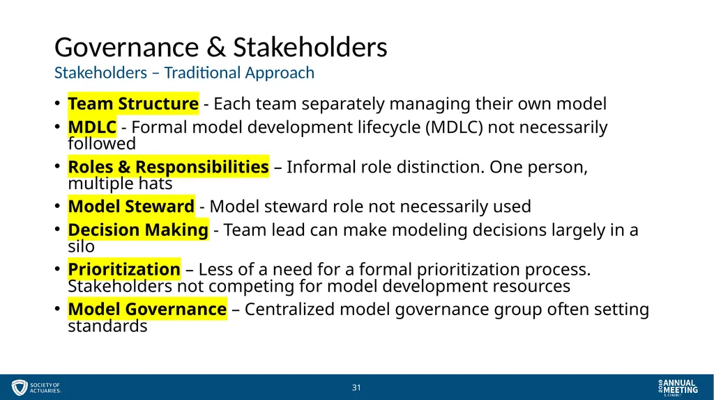 Session 57 - Managing Models for Stewards and - slide 31 of 51