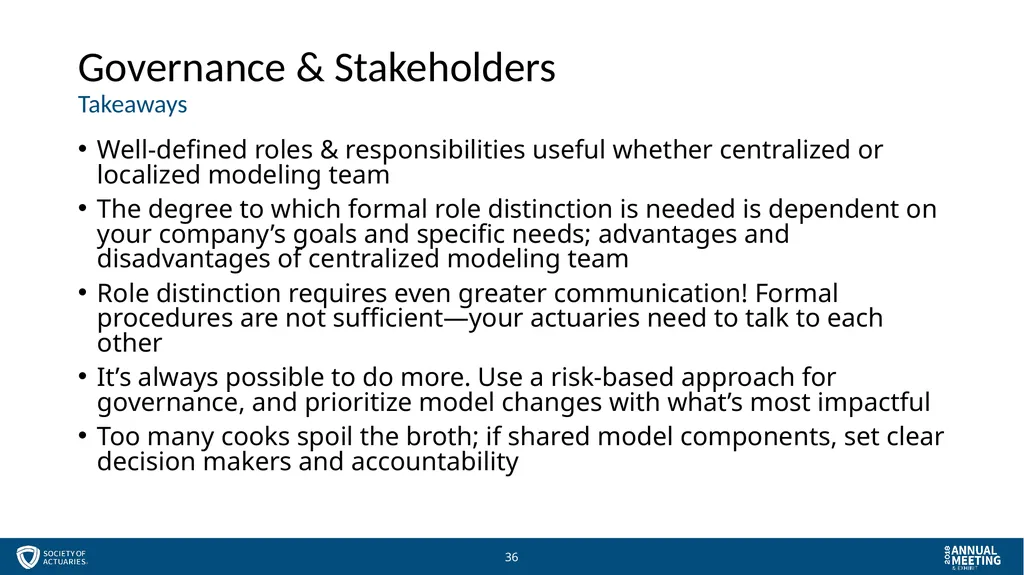 Session 57 - Managing Models for Stewards and - slide 36 of 51