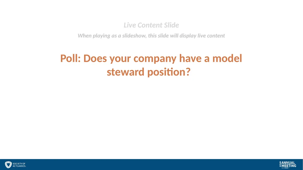 Session 57 - Managing Models for Stewards and - slide 8 of 51