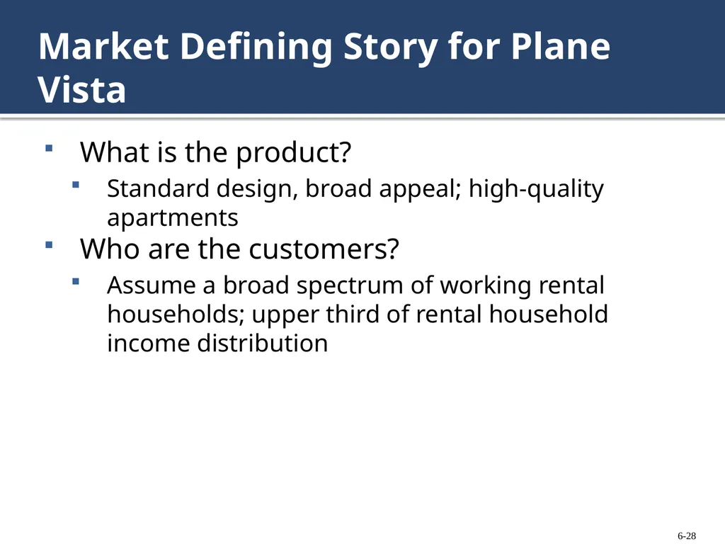 Chapter 6: Forecasting Ownership Benefits and - slide 28 of 47