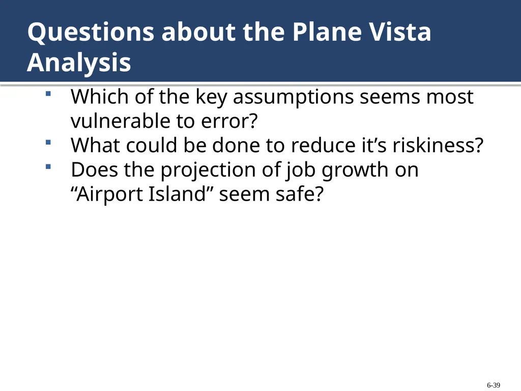 Chapter 6: Forecasting Ownership Benefits and - slide 39 of 47