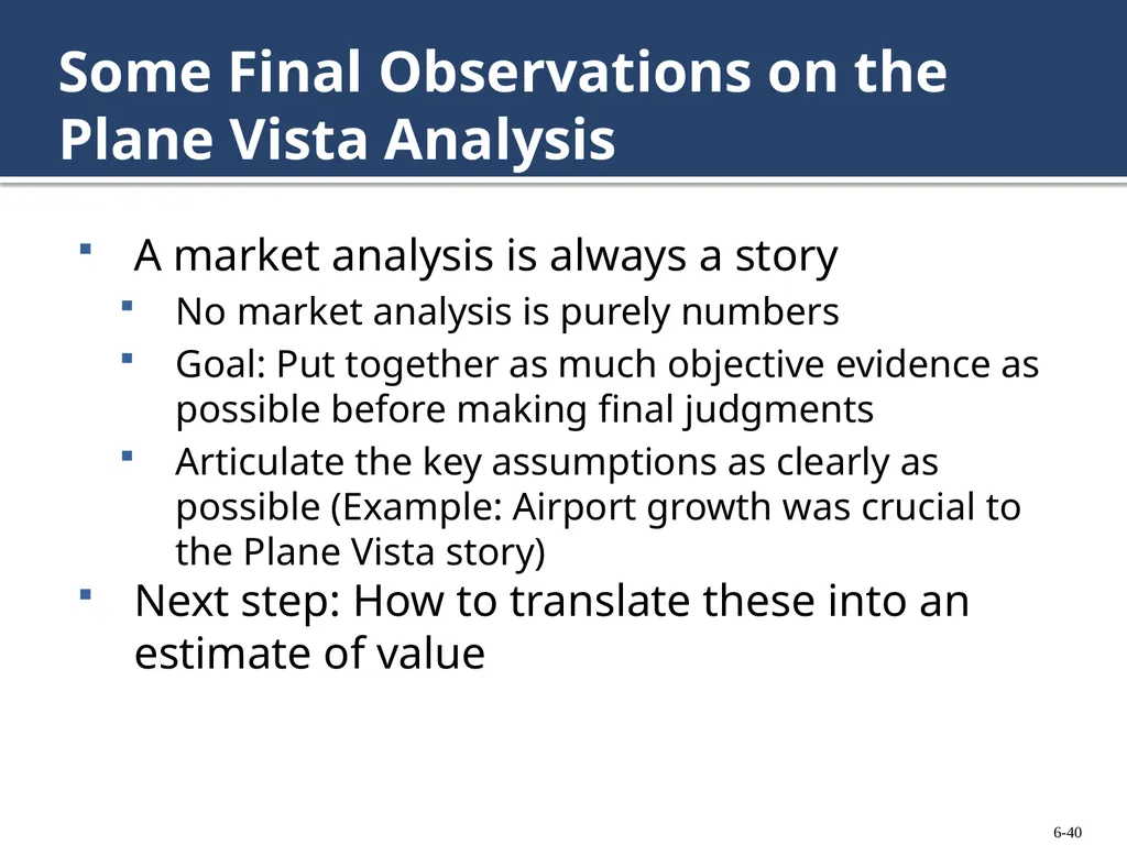 Chapter 6: Forecasting Ownership Benefits and - slide 40 of 47