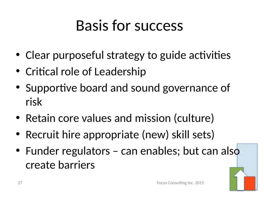 Business Transformation – Best Practices for - slide 27 of 31