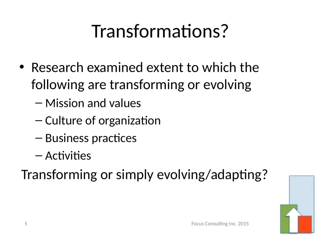 Business Transformation – Best Practices for - slide 5 of 31