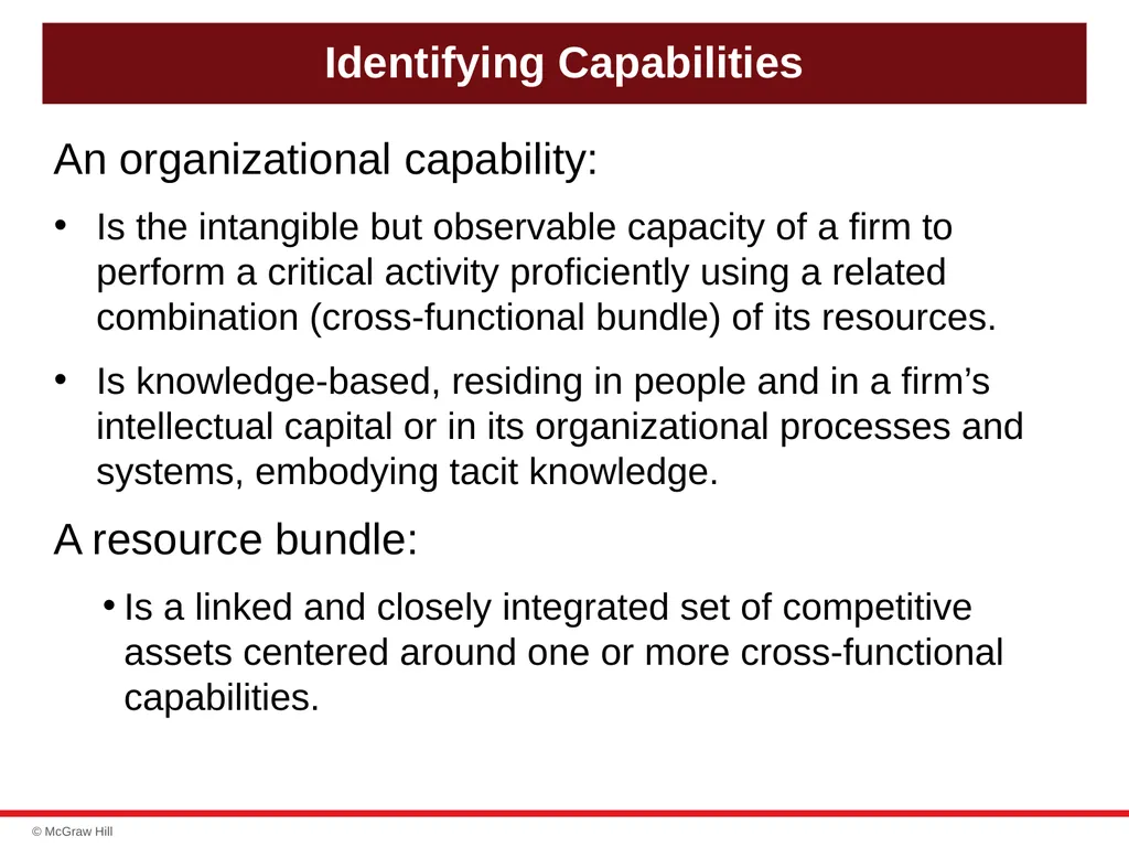 chapter 4 Evaluating a Company’s Resources, - slide 31 of 62