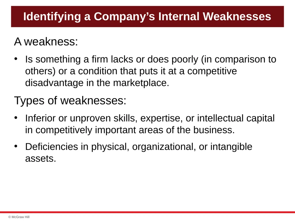 chapter 4 Evaluating a Company’s Resources, - slide 18 of 62