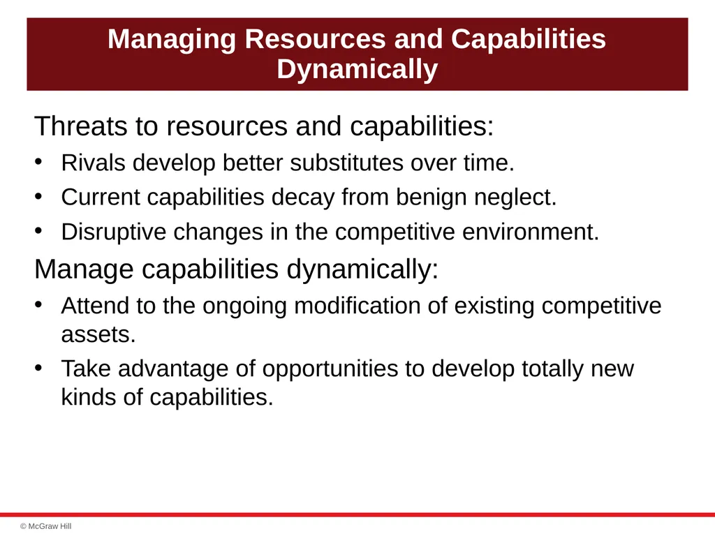 chapter 4 Evaluating a Company’s Resources, - slide 35 of 62