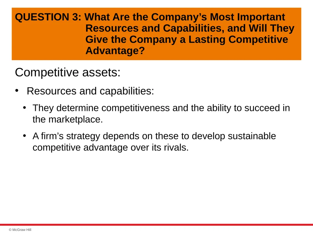 chapter 4 Evaluating a Company’s Resources, - slide 27 of 62