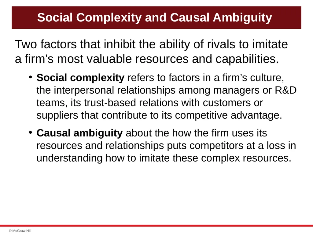 chapter 4 Evaluating a Company’s Resources, - slide 34 of 62