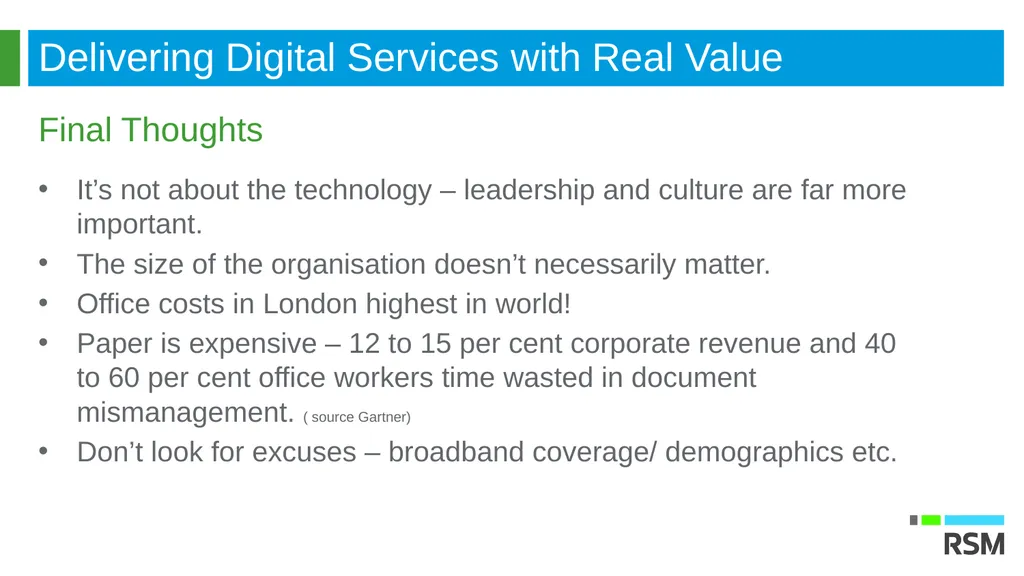 Digital transformation is the process of shifting - slide 12 of 15