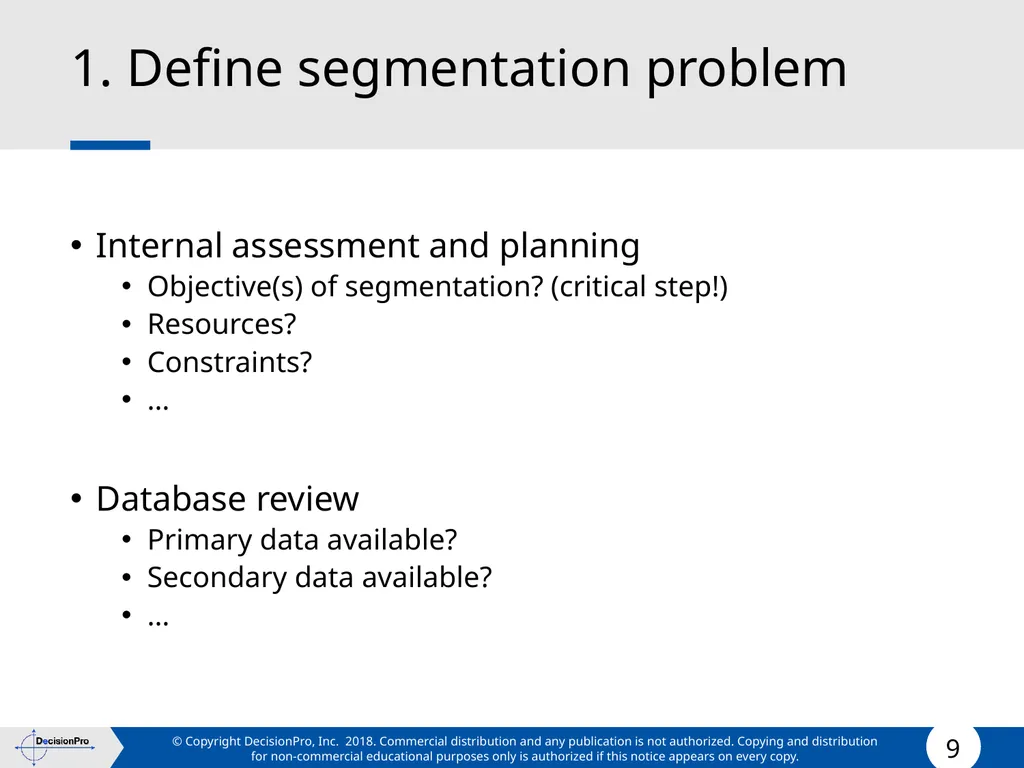 Segmentation and Targeting STP (Segmentation, - slide 9 of 133
