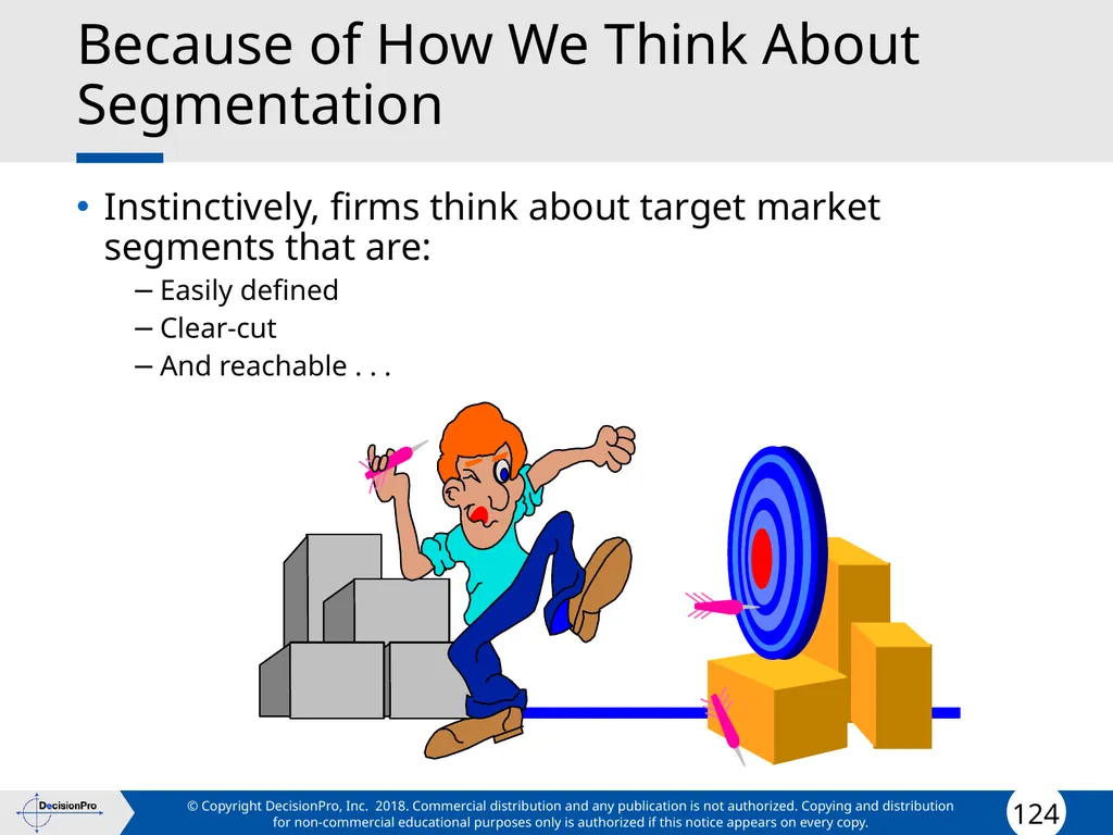 Segmentation and Targeting STP (Segmentation, - slide 124 of 133
