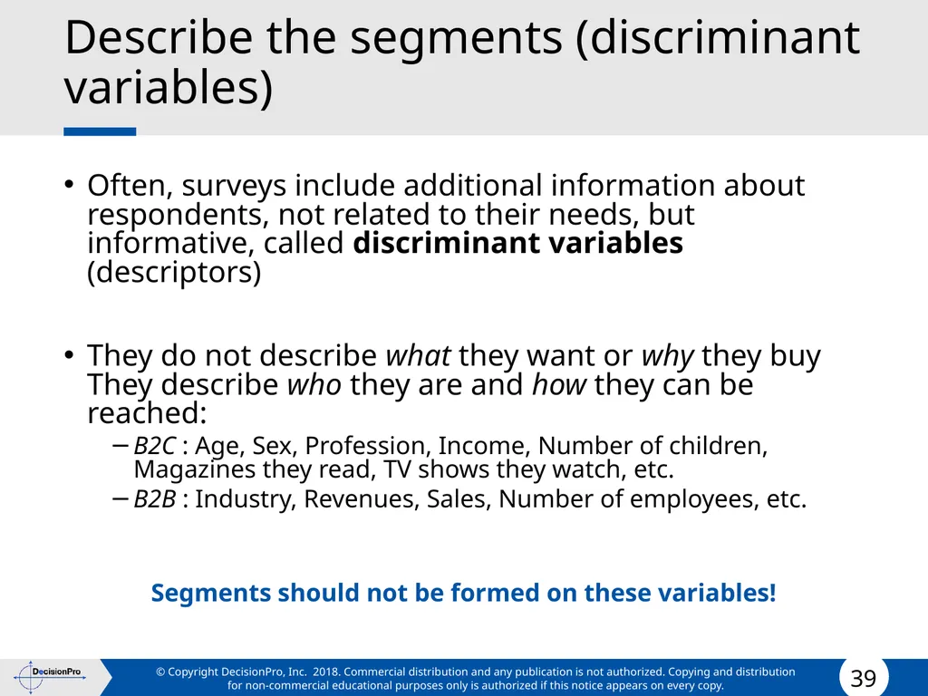 Segmentation and Targeting STP (Segmentation, - slide 39 of 133