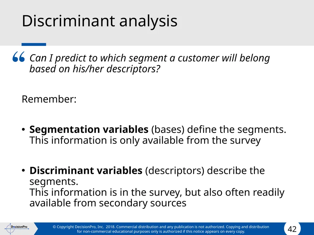 Segmentation and Targeting STP (Segmentation, - slide 42 of 133