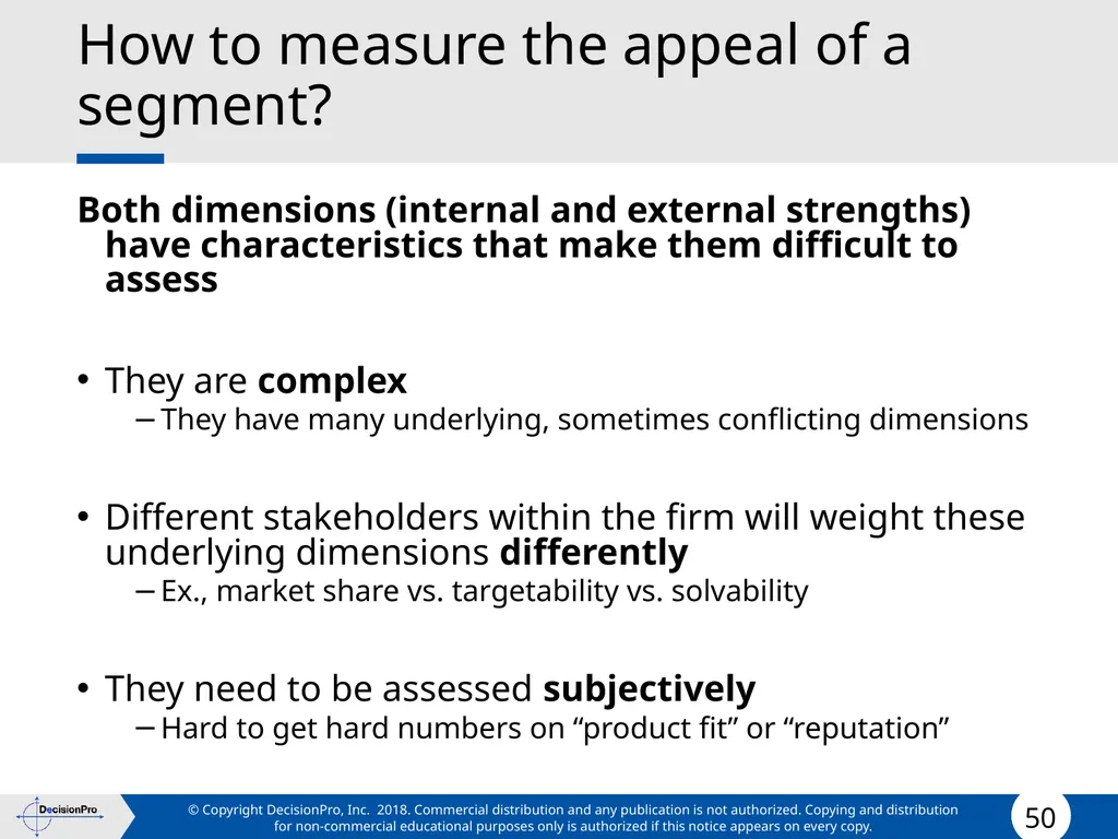 Segmentation and Targeting STP (Segmentation, - slide 50 of 133