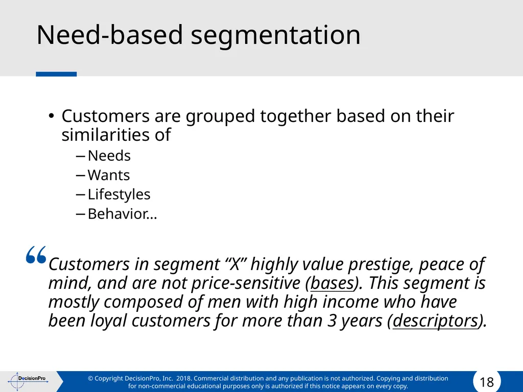 Segmentation and Targeting STP (Segmentation, - slide 18 of 133