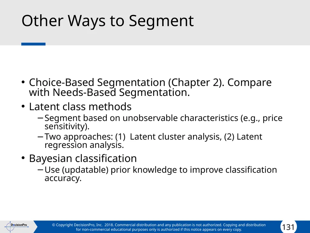Segmentation and Targeting STP (Segmentation, - slide 131 of 133