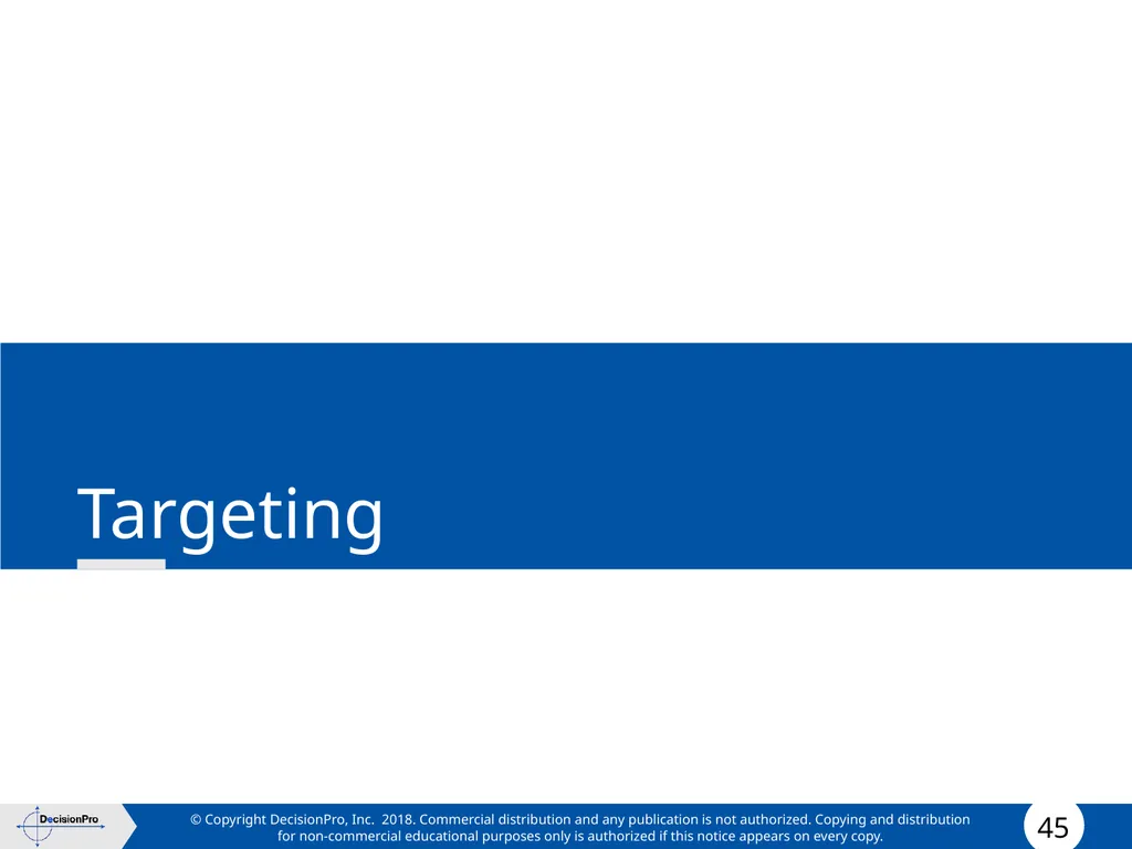Segmentation and Targeting STP (Segmentation, - slide 45 of 133