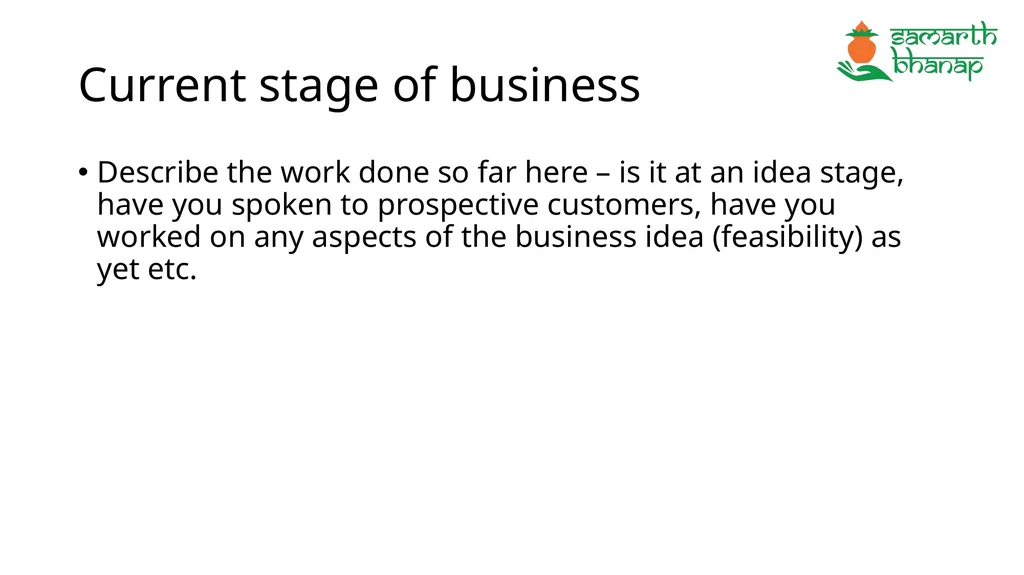 <your/biz name here> Business Plan: presented to - slide 4 of 21