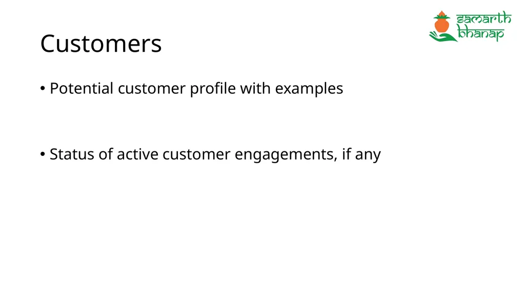 <your/biz name here> Business Plan: presented to - slide 8 of 21