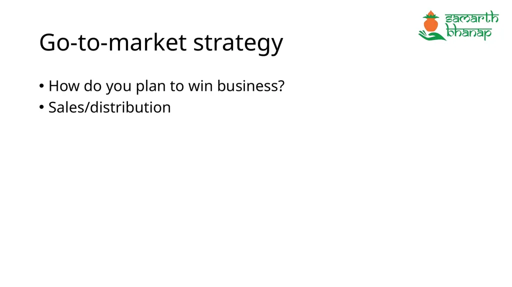 <your/biz name here> Business Plan: presented to - slide 12 of 21