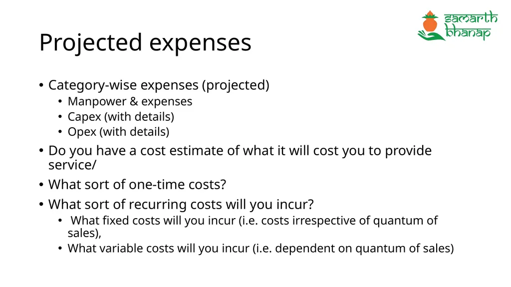 <your/biz name here> Business Plan: presented to - slide 14 of 21