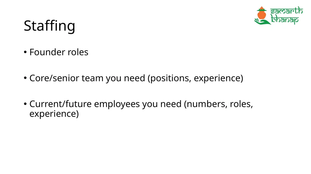 <your/biz name here> Business Plan: presented to - slide 10 of 21