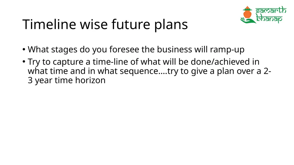<your/biz name here> Business Plan: presented to - slide 9 of 21