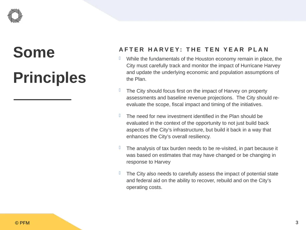 A Ten Year Plan for the City of Houston: A - slide 3 of 26