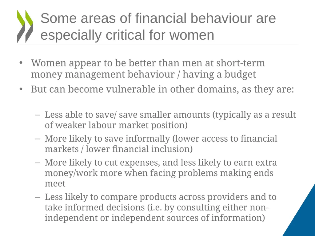 Empowering women through financial education - slide 9 of 19