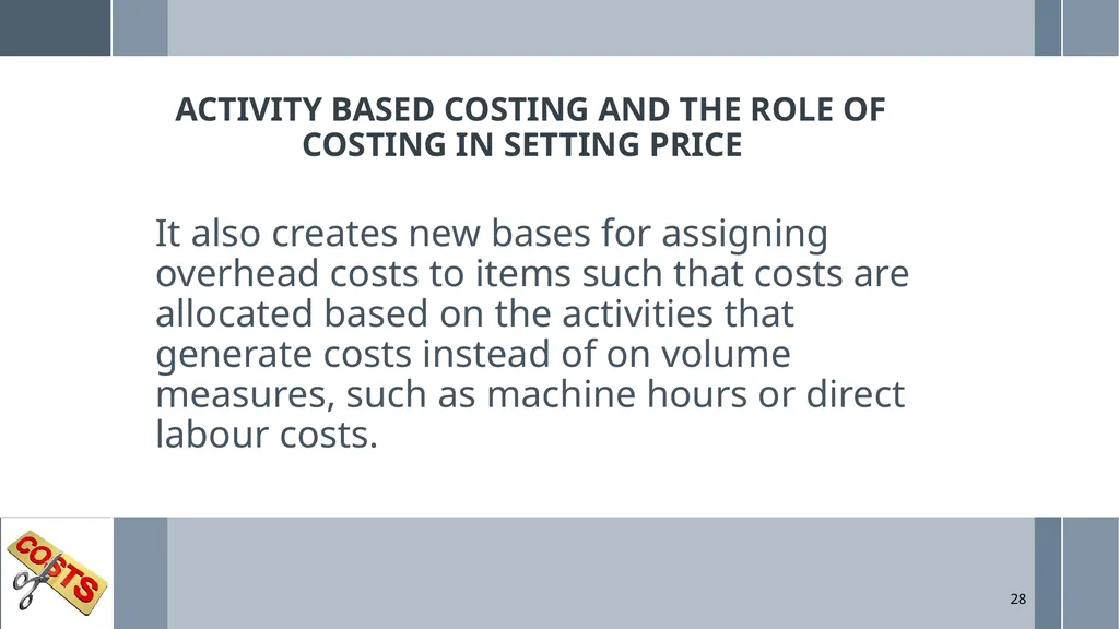 UNIT 5: MANAGEMENT ACCOUNTING Unit Code: - slide 28 of 38