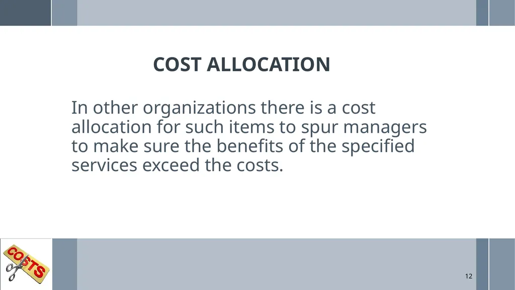 UNIT 5: MANAGEMENT ACCOUNTING Unit Code: - slide 12 of 38