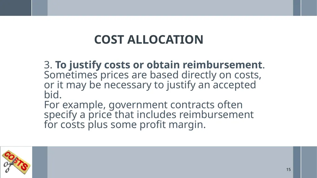 UNIT 5: MANAGEMENT ACCOUNTING Unit Code: - slide 15 of 38
