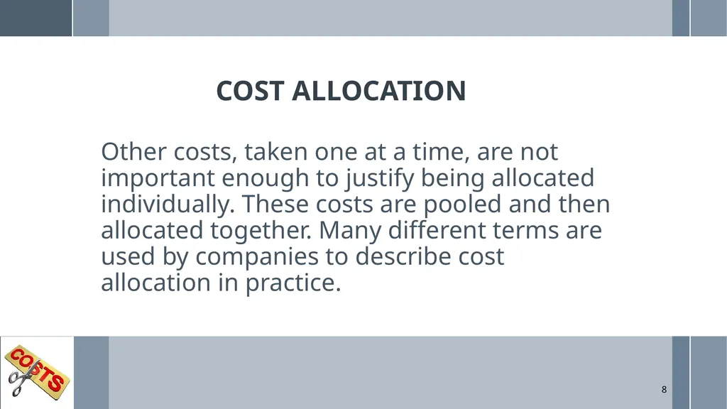 UNIT 5: MANAGEMENT ACCOUNTING Unit Code: - slide 8 of 38