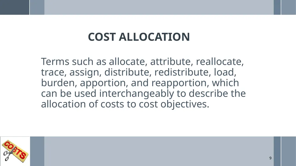 UNIT 5: MANAGEMENT ACCOUNTING Unit Code: - slide 9 of 38