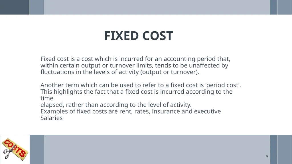 UNIT 5: MANAGEMENT ACCOUNTING Unit Code: - slide 4 of 38