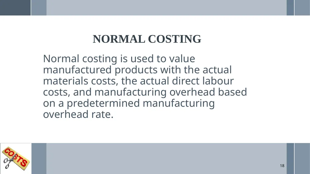 UNIT 5: MANAGEMENT ACCOUNTING Unit Code: - slide 18 of 38